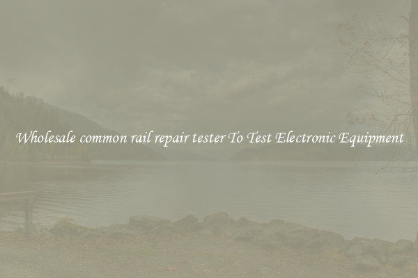 Wholesale common rail repair tester To Test Electronic Equipment