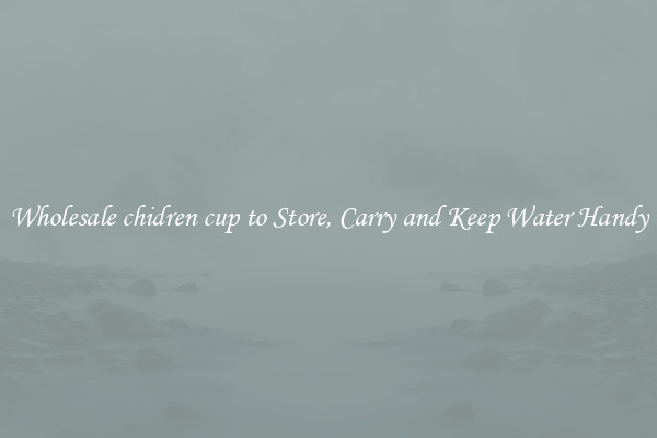 Wholesale chidren cup to Store, Carry and Keep Water Handy