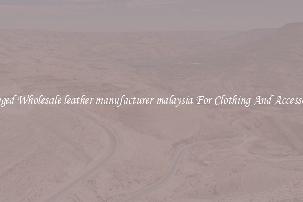 Rugged Wholesale leather manufacturer malaysia For Clothing And Accessories