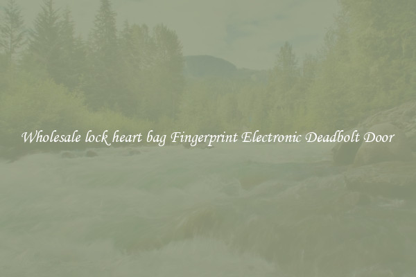 Wholesale lock heart bag Fingerprint Electronic Deadbolt Door 