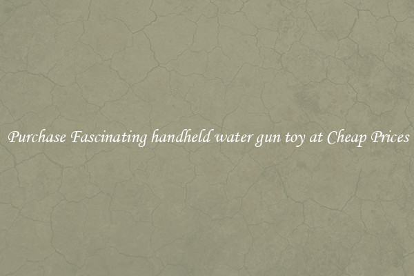 Purchase Fascinating handheld water gun toy at Cheap Prices
