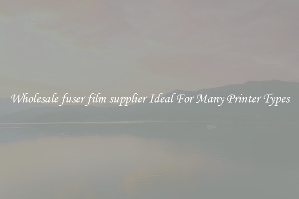 Wholesale fuser film supplier Ideal For Many Printer Types