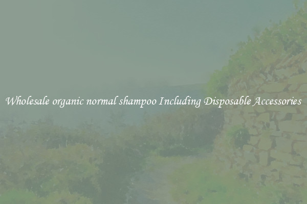 Wholesale organic normal shampoo Including Disposable Accessories 
