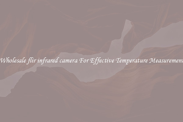 Wholesale flir infrared camera For Effective Temperature Measurement